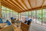 Plenty of Ourdoor Seating in the Screened In Porch